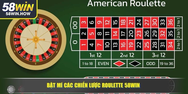 Bật mí các chiến lược Roulette 58WIN