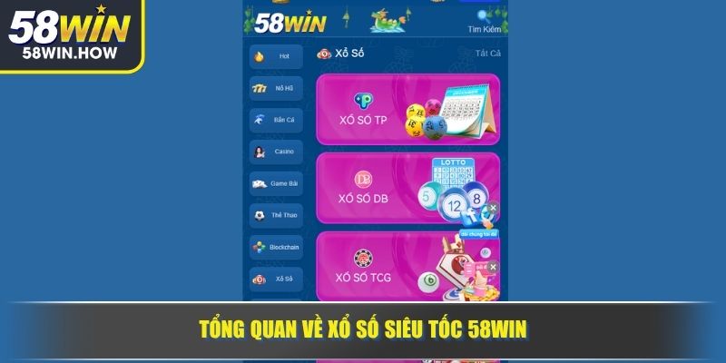 Tổng quan về xổ số siêu tốc 58WIN
