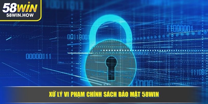 Xử lý vi phạm chính sách bảo mật 58WIN